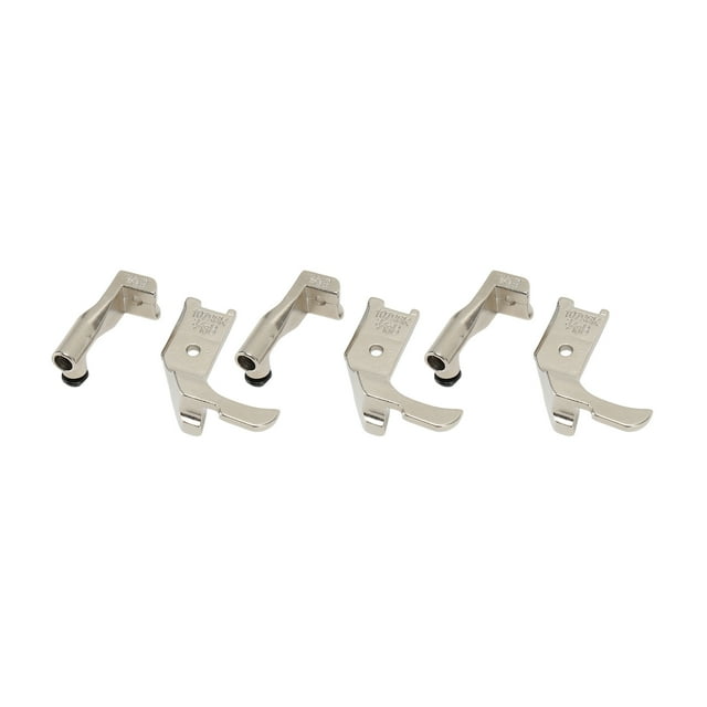 Juego de 3 prensatelas para máquina de coser, de acero resistente, ligero y flexible, para reparación y reemplazo.