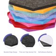 thumbnail image 3 of 12Pcs Hexagon Acoustic Panels 20x17.5cm B1 Fireproof Soundproof Foam Panels with 7 Push Pins for Wall Decoration Home Studio Office(Black), 3 of 7
