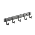 thumbnail image 2 of No-Drill Wall Mounted Hooks Aluminum Alloy, Adhesive Door Hooks for Bathroom and Kitchen, Space Saving Organizer Hooks for Towels and Hats(C), 2 of 6