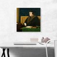thumbnail image 2 of ARTCANVAS Portrait Of Thomas Cromwell Canvas Art Print by Hans Holbein the Younger - Size: 18" x 18" (1.50" Deep), 2 of 9