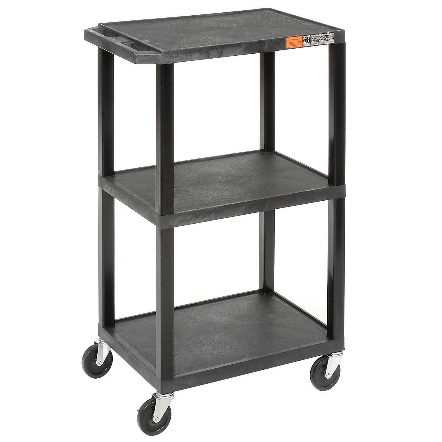LUXOR H. WILSON Tuffy Utility Carts with 3Outlet Electrical Assembly