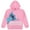 Hot Pink, variant on Disney's Lilo & Stitch Girls Airbrush Style Graphic Retro Pullover Hoodie - Little and Big Girls Sizes 4-16
