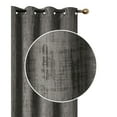 thumbnail image 1 of Embossed Rubber Panel & Grommets Dark Grey - Set of 2, 1 of 2