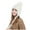 White, variant on Wancir Women Winter Peruvian Cover Ears Beanie Hat Ear Flaps Sherpa Ski Snow Hats Knit Fleece Lined