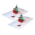 thumbnail image 4 of HEALEEP 2pcs Warm Greeting Cards Multi Colored Paper Wish Writing for Anniversary, 4 of 8