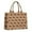 Brown Buffalo Pattern, variant on Large Capacity Tote Bag,Brown Buffalo Pattern Handbag Fashion Luxury Tote Bag,15.7"x13"x 5.1" Inches,Laptop Compatible