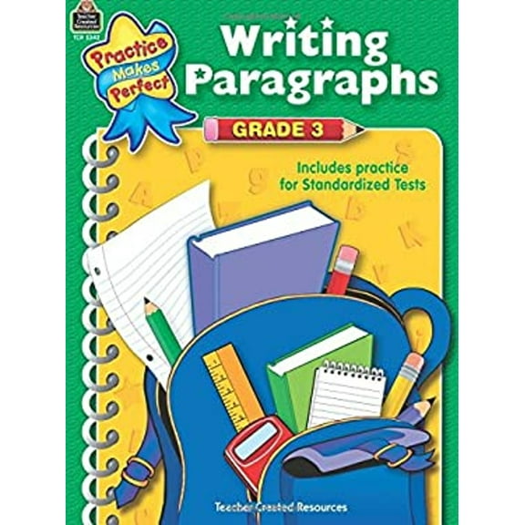 Pre-Owned Writing Paragraphs, Grade 3 (Paperback) 9780743933421