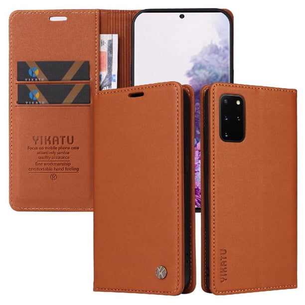 Funda para Samsung Galaxy S20 Estuche de Cuero PU Tipo Cartera con Ranuras para Tarjetas y Cierre Magnético