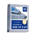 thumbnail image 1 of Lona RAINDEWAY 3x3m 5.5Mil Impermeable Plata y Azul, 1 of 9