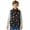 Dinosaur, variant on Eagle American Flag Paint Splatter Print Boys Lightweight Fleece Vest Sleeveless Zip Up Warm Jacket Stand-Up Collar Casual Outerwear Vests With Pockets, Size 4T