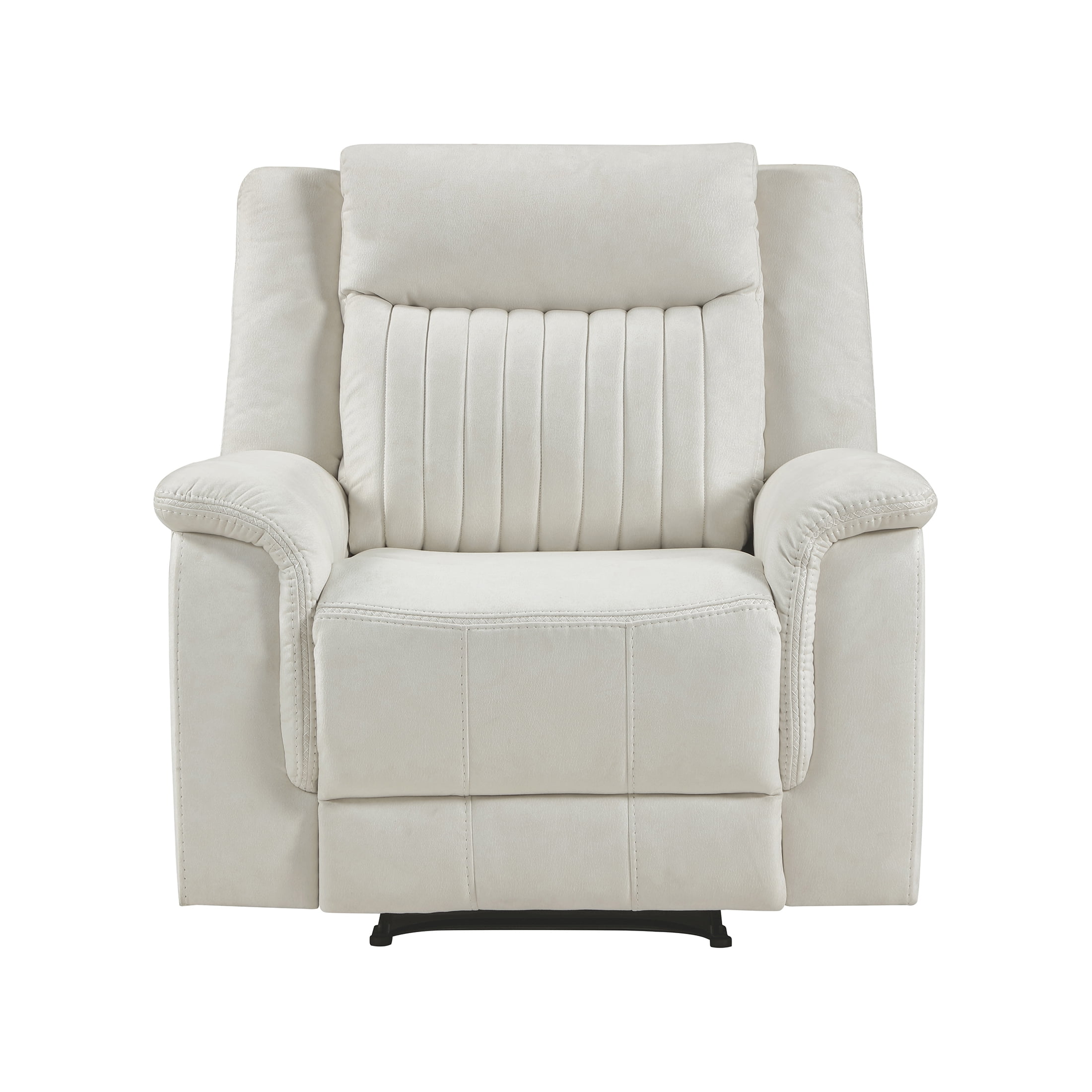 OakvillePark Virelle Microfiber Manual Reclining Chair, Beige