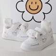 thumbnail image 4 of Zapatos de cuero rosa canela perro niñas lindos zapatos blancos para niños 2024 zapatillas nuevas de otoño zapatillas, 4 of 5