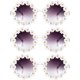 thumbnail image 1 of a62 3 paquetes de gafas de sol con forma de margarita y flores, gafas redondas, novedosas gafas de sol florales para fiesta, gafas para mujer, 1 of 4