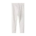 thumbnail image 4 of HILEELANG Toddler Girls Leggings 3-Pack Set Cotton Casual Solid Black Gray Navy Tights Pants 2T, 4 of 4