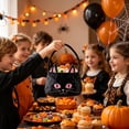 thumbnail image 4 of Sruoe Halloween Bag Halloween Gift Candy Bag Children's Candy Seeking Small Gift Pumpkin Bag Decorative Bucket H Basket, 4 of 7