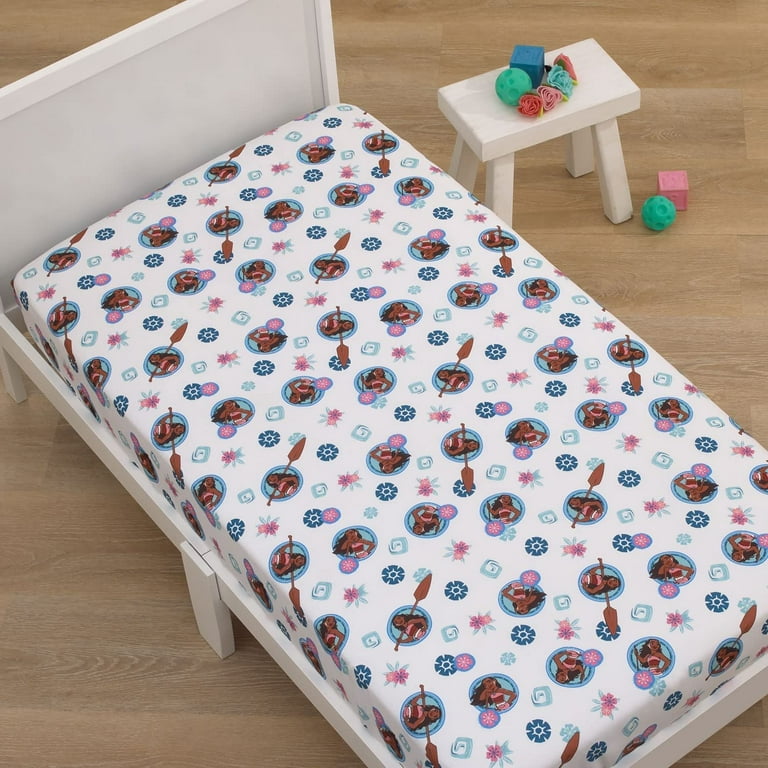 Disney Moana Fitted Crib Sheet 100 Soft Microfiber Baby Sheet Fits Standard Size Crib Mattress 28in x 52in