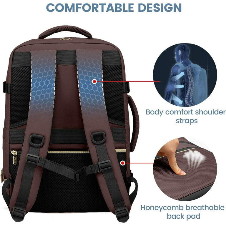 21men faux leather strap backpack Women's Full Grain Leather Backpack