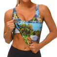 thumbnail image 4 of PAYOHTO Women's Sports Vest Stockholm, Sweden Quick-drying Breathable Lightweight Elastic Exercise Daily Wear Summer Gift, 4 of 7