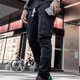 thumbnail image 4 of Men Cargo Combat Denim Pants Skinny Jeans Casual Slim Fit TrousersS, 4 of 5