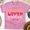 Azalea, variant on One Loved Nurse T-Shirt for Women, Retro Gradient Graphic Tee, Maroon, Size XL