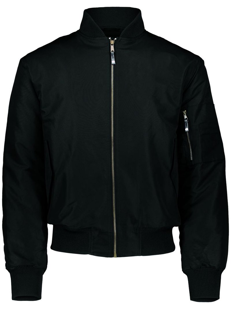 Holloway Sportswear 5XL Flight Bomber Jacket Black 229532