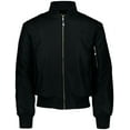 thumbnail image 2 of Holloway Sportswear L Flight Bomber Jacket Black 229532, 2 of 4