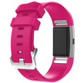 thumbnail image 2 of FIEWESEY Bands Compatible with Fitbit Charge 2, Adjustable Soft Silicone Replacement Sport Strap Wristbands Fit for Fitbit Charge 2 Fitness Tracker(Rose Pink), 2 of 5
