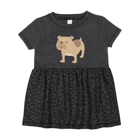 Inktastic Bulldog Girls Baby Dress