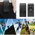 Universal Cell Phone Belt Holster Case, Tekcoo Vertical Leather Belt