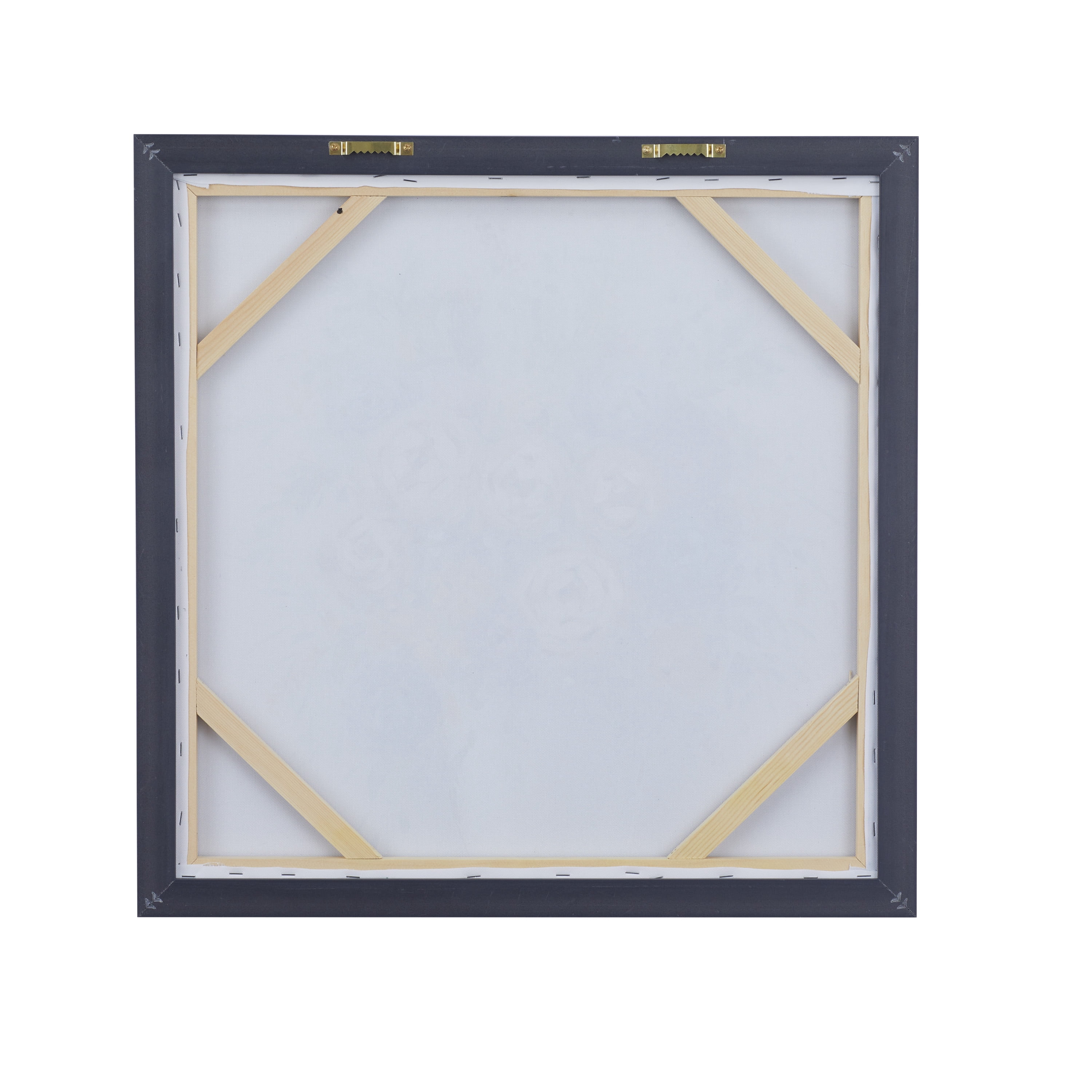 24" x 24" Bouquet Floral Framed Wall Art with Gold Frame, by DecMode