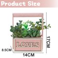 thumbnail image 2 of Flores falsas, suculentas de simulación, plantas en macetas, adornos creativos de moda, flores, plantas verdes artificiales, 2 of 5