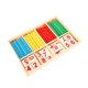 thumbnail image 3 of Juguete Educativo Para Niños, Juego De Juguetes De Madera Para Bebés Y Niños, Accesorios De Aprendizaje De Matemáticas Preescolares, Bloques De Madera, 3 of 7