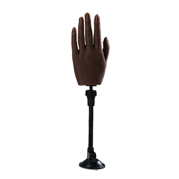 Práctica Trainer Herramienta de Mano Modelo de Entrenamiento Pantalla con Soporte - Style 6 Single Estilo 6 Individual Yinane Manos de práctica de uñas