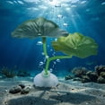thumbnail image 4 of Clearance! Zguuel Fish Tank Decoration Artificial Aquarium Plants Resting Leaves 4 Realistic Aquarium Leaves 5.12 Inches Rest Bed Tank Sleeping Hiding For Breeding Playing Aquarium, 4 of 5
