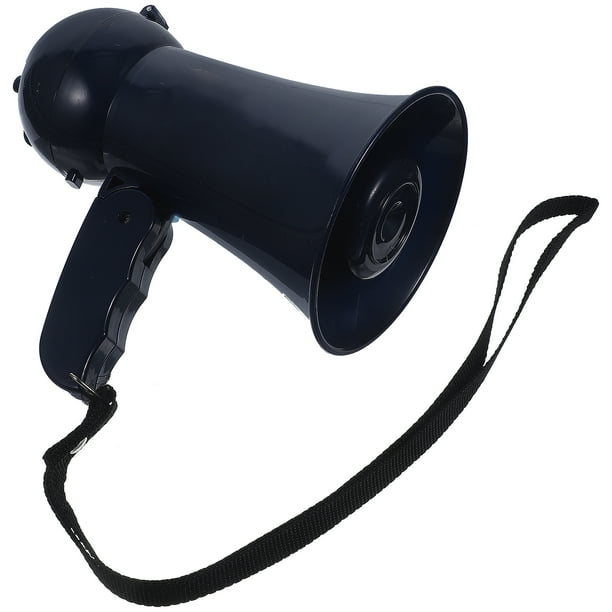 Megáfono de policía, juguete divertido con altavoz, ideal para cosplay y juegos de rol para niños (azul zafiro, sin pilas).