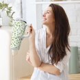 thumbnail image 6 of 40 oz Tumbler With Handle Stainless Steel Insulated Tumbler With Lid for Car Cup Holder Small Green Rose Pattern, 6 of 9