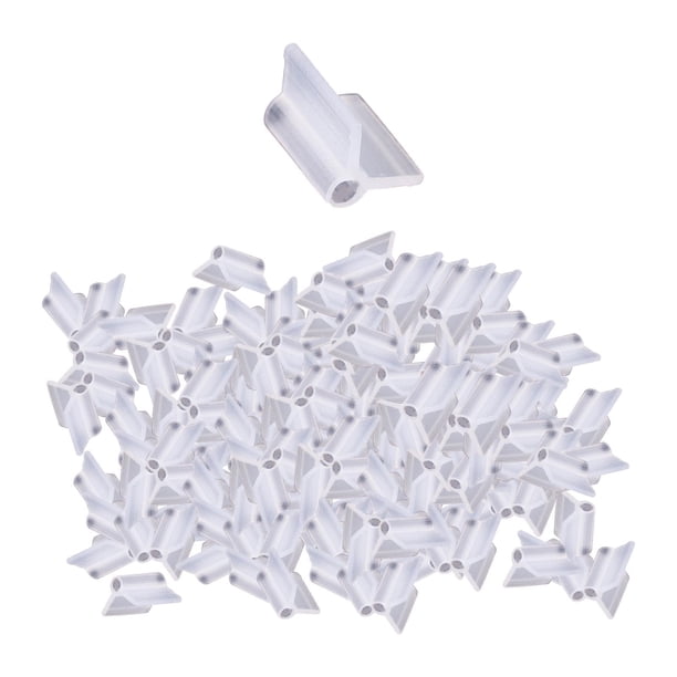 100 pinzas para injerto de jardín, pinzas de soporte para macetas, fáciles de usar, para cultivo de plántulas. 3 mm