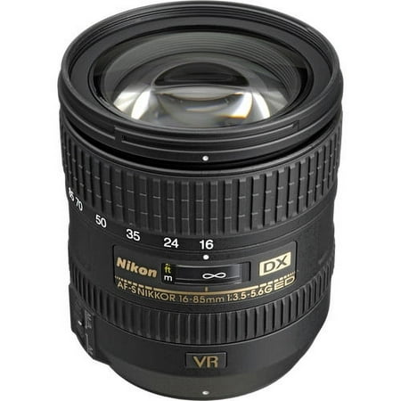 Image of Nikon Nikkor 16-85mm Zoom Lens features VR Image Stabilzation; f/3.5-5.6 AF-S (#2178)