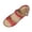 Red, variant on Modisza Orthopedic Low Wedge Sandals for Women Summer Beach Soft Sole Flat Shoes Comfortable Walking Lady Vacation Slides Blue 5.5
