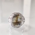thumbnail image 5 of Labradorite Mans Ring, Natural Blue Fire Labradorite, Unisex Ring, Silver Jewelry, 925 Silver Ring, Birthday Gift, Heavy Men Ring, Arabic Design, Ottoman Style Ring, Christmas, Turkey Mens Signet Ring, 5 of 6