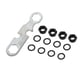 thumbnail image 1 of 13 piezas monopatín camiones eje de montaje tuercas hexagonales llave y espaciadores Longboard accesorios de Hardware (negro, dorado, plateado) Cola Tuercas del eje del monopatín, 1 of 4