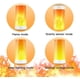 thumbnail image 2 of Led Flamme Lampe Mit Fernbedinung,usb Wiederaufladbare Flammeneffekt Nachtlicht Wasserdicht Flammen Lampe Fr Weihnachten, Halloween, Fiesta, Innen/auen, 2 of 5