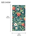 thumbnail image 3 of Strawberries and Flowers Face Towel Absorbent Hand Towels Bath Sport Gym, 3 of 5