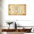 thumbnail image 3 of Elephant Stock Soccer Ball 1985 Patent Wall Art - Horizontal Multi Panel Canvas - Living Room Wall Decor - Patent Multi Panel - Black And Gold Decor - 33" x 20", 3 of 8