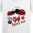 thumbnail image 4 of Inktastic My Gigi Loves Me with Cute Ladybugs Youth T-Shirt, 4 of 5