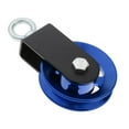 thumbnail image 4 of serony Aluminum Alloy Bearing Pulley Groove Wheel Rotation Load Lifting Cable DIY Build For Lifting Cable Workout Gym Strength Wheel Blue, 4 of 7