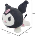 thumbnail image 3 of Sanrio Fluffy Chromi, Laying Down Type Plush, H 5.9 x W 5.5 x D 5.9 inches (15 x 14 x 15 cm), 3 of 4
