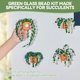 thumbnail image 4 of Kit de plantas con cuentas XHYMIA, cuentas de vidrio verde para suculentas, 4 of 7