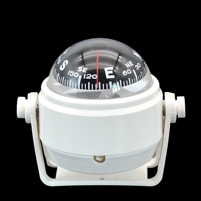 1 Set Boat Compass Direction Display Equipment Practical Simple Navigation Tools Sailing Tool with Clear Displaying for Outdoor White