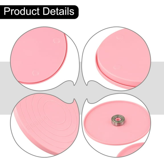 Rotating Revolving Plate Cake Decorating Turntable Stand Pastry Baking Pink YIWEI